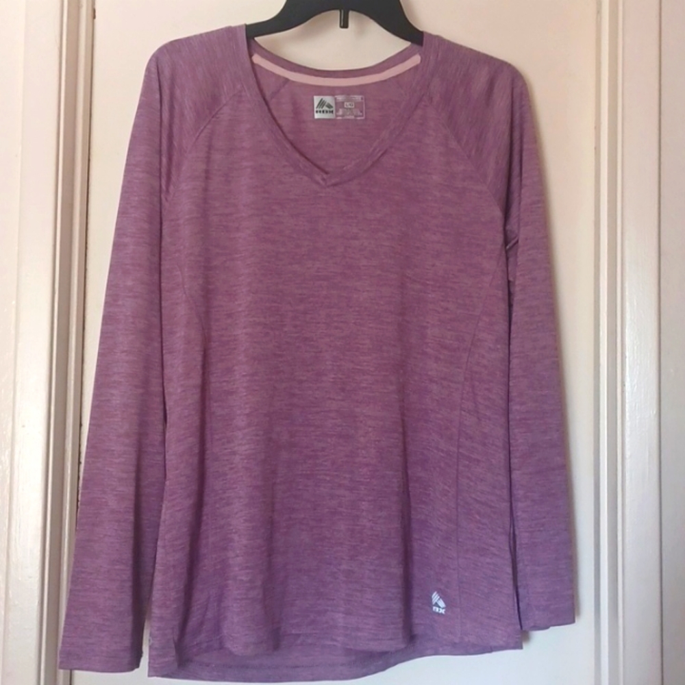 RBX Performance Lightweight Purple Long Sleeve Shirt Size Large